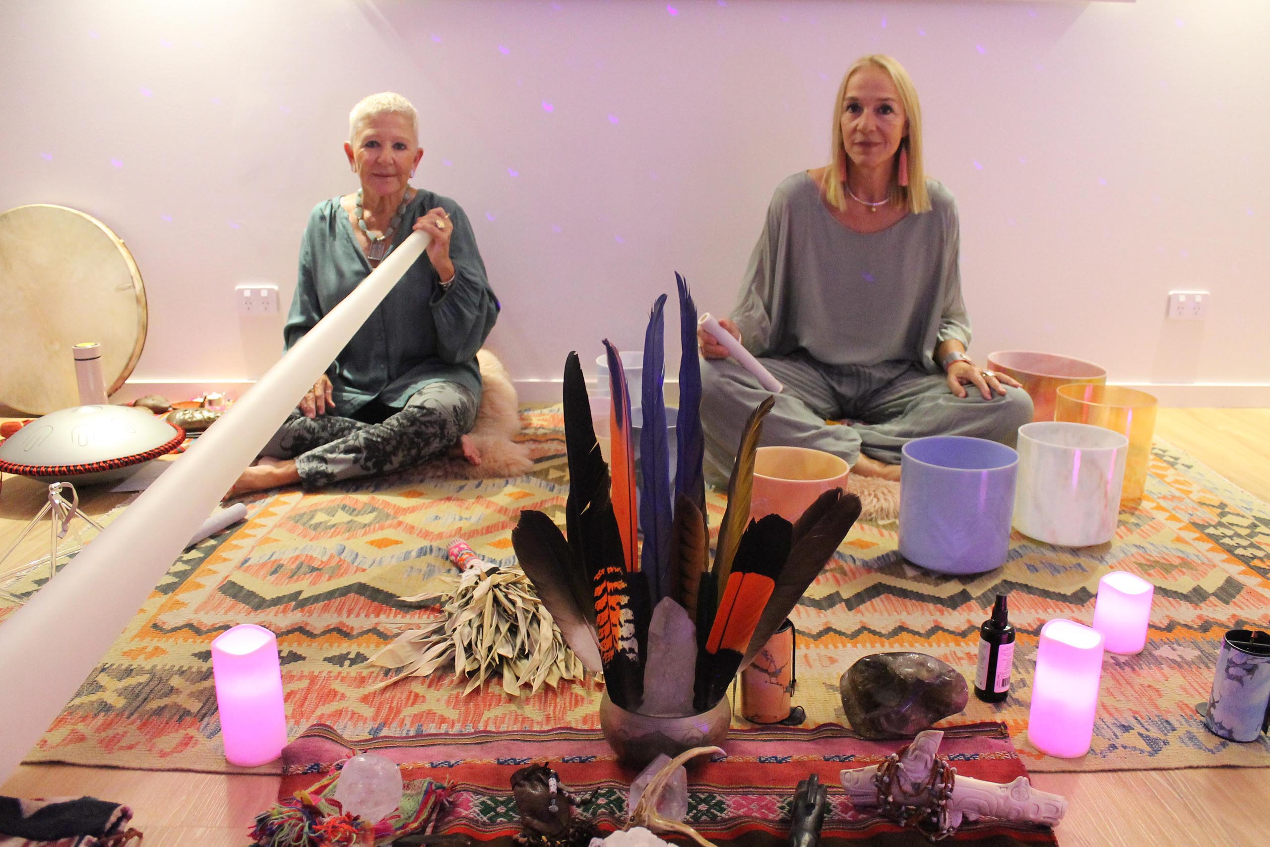 Kerry and Karen sound healing